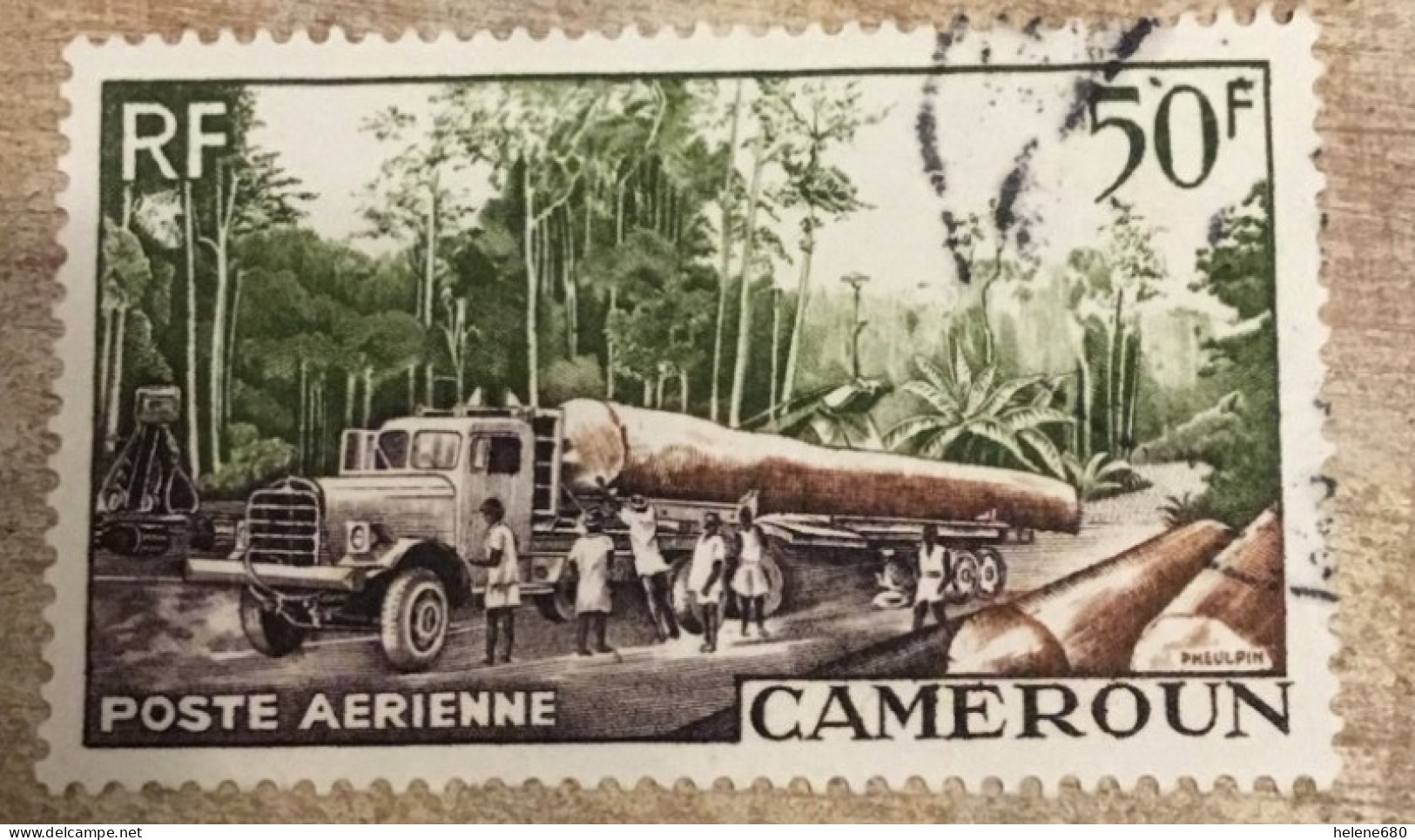 CAMEROUN. Exploitation Forestière Edeka  N° PA 46 - Airmail