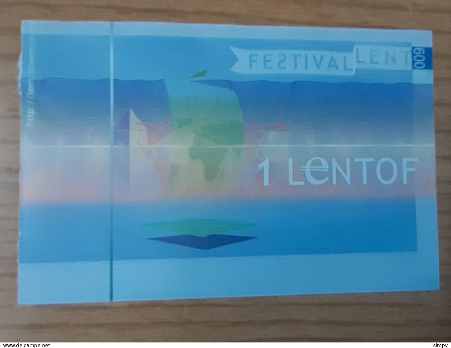 SLOVENIA 1 Lentof 2009 LENT Festival Maribor Coupon Bon Voucher UNC - Slowenien