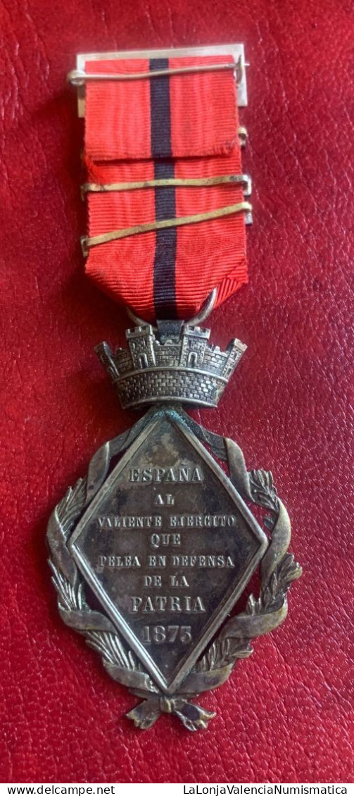 España Medalla Campaña De Cuba Defensa De La Patria 1873 - Andere & Zonder Classificatie