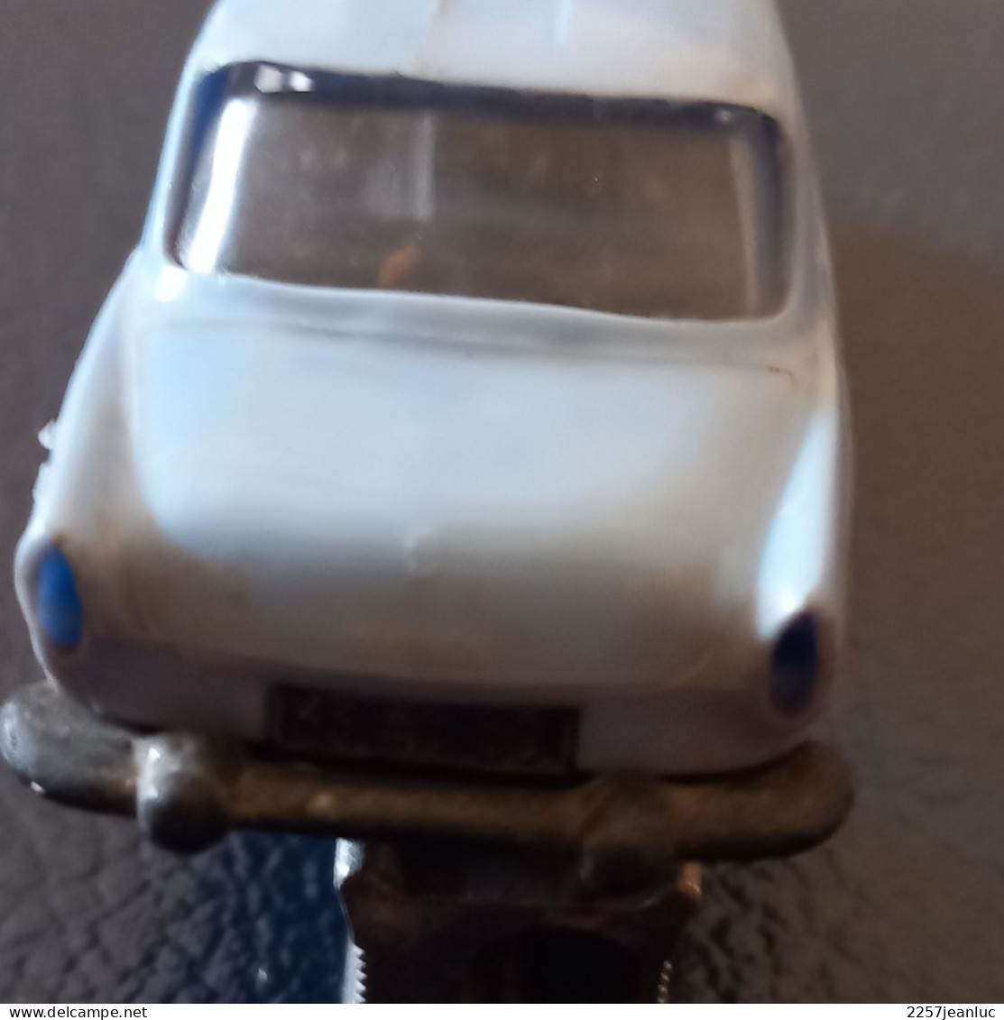 Simca Aronde P 60 Gris Bleue   Miniature  De  Norev ( Made In  France )   1/43   Sans N: état Bon - Norev