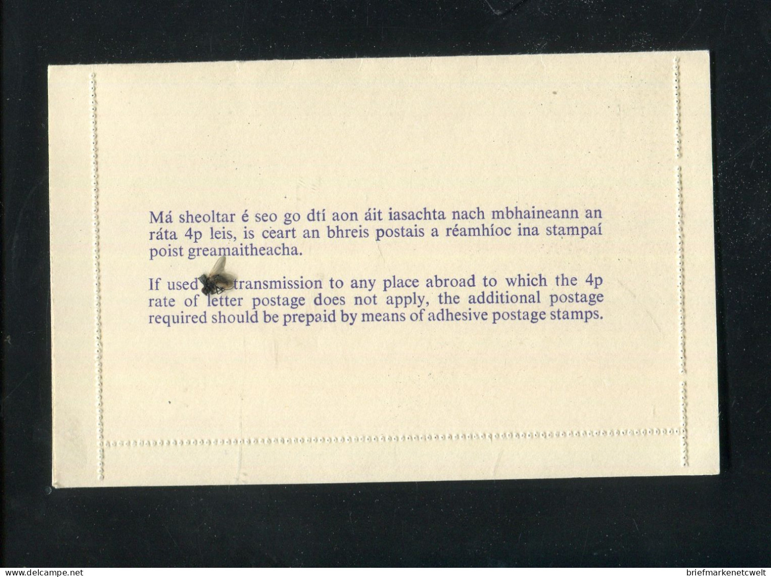 "IRLAND" 1971. Kartenbrief Mi. K 11 ** (1910) - Interi Postali