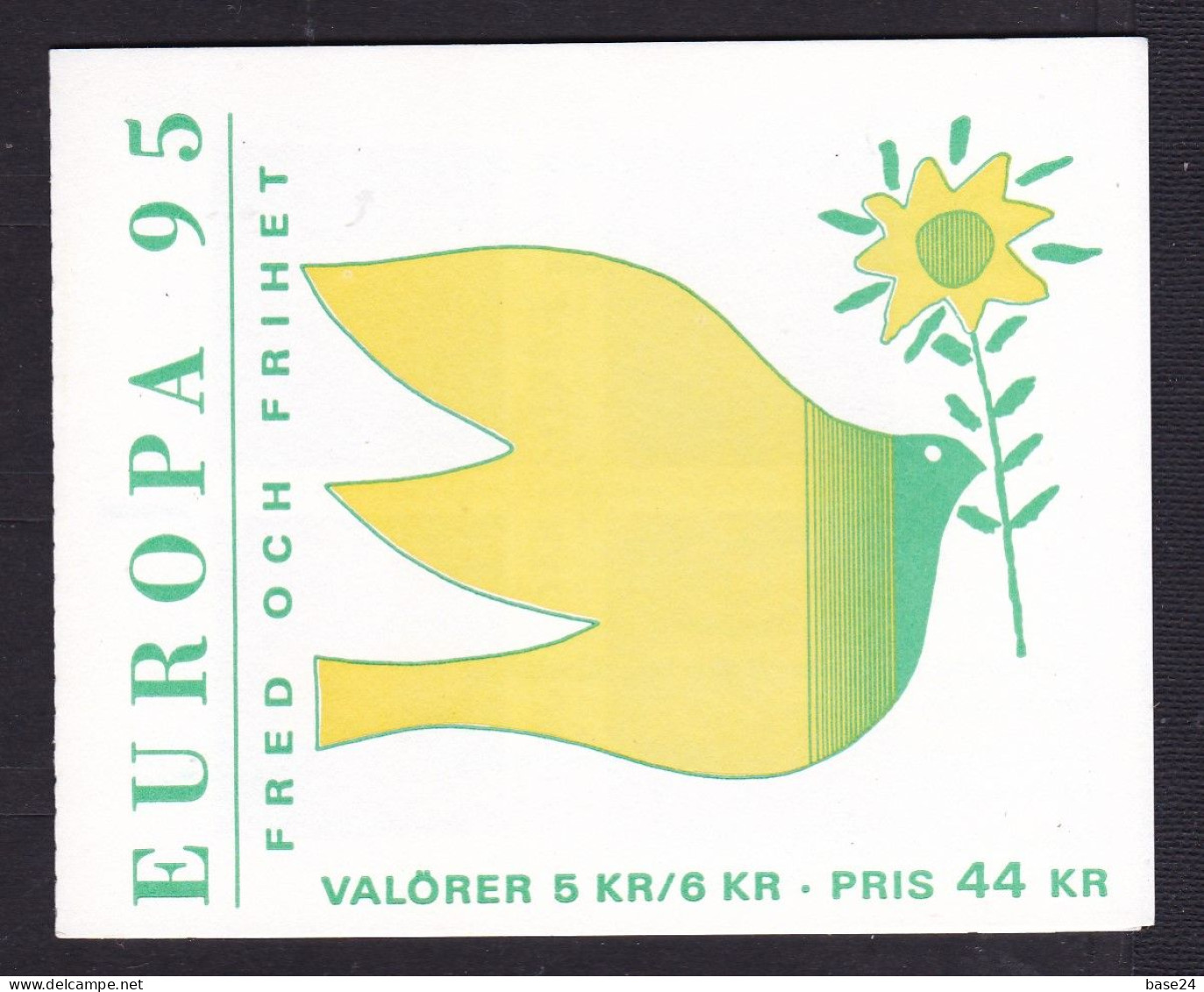 1995 Svezia Sweden EUROPA CEPT EUROPE Libretto MNH** Pace E Libertà 50 Fine II Guerra Mondiale Peace And Freedom Booklet - 1995