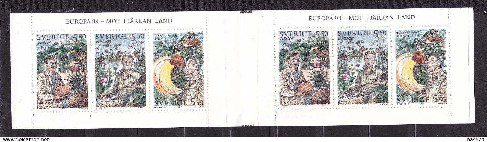 1994 Svezia Sweden EUROPA CEPT EUROPE Libretto MNH** Grandi Scoperte, Great Discoveries Booklet - 1994