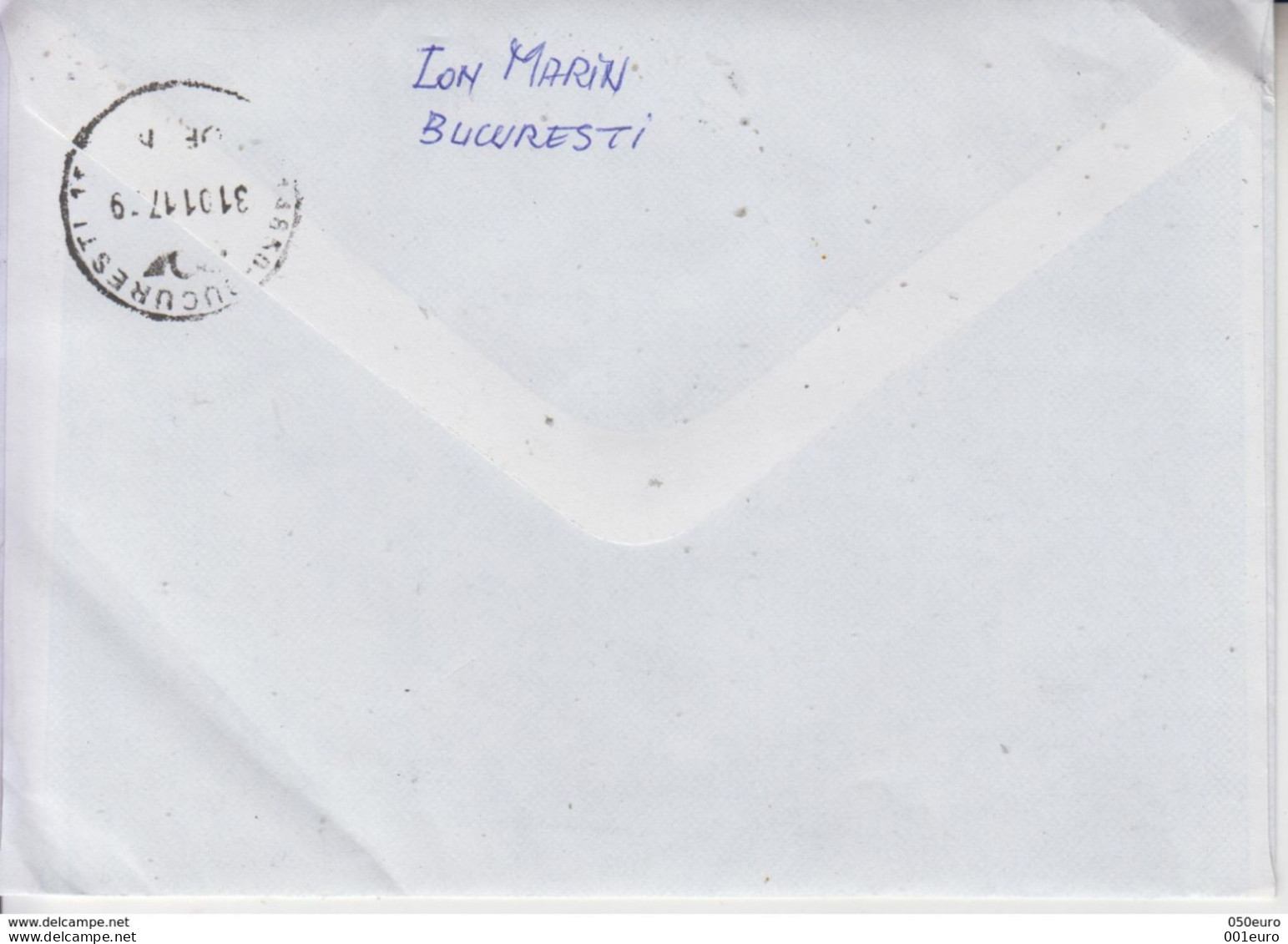 ROMANIA: LOS ANGELES OLYMPIADE - PISTOL SHOOTING On Cover Circulated In ROMANIA #427814367 - Registered Shipping! - Brieven En Documenten