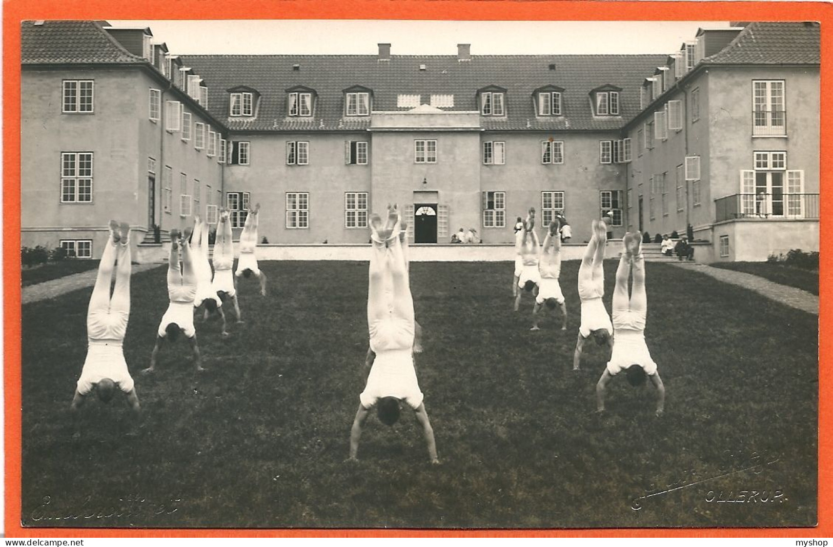 DK010_2 POSTCARDS From  OLLERUP GYMNASTICS High School - Gymnastique