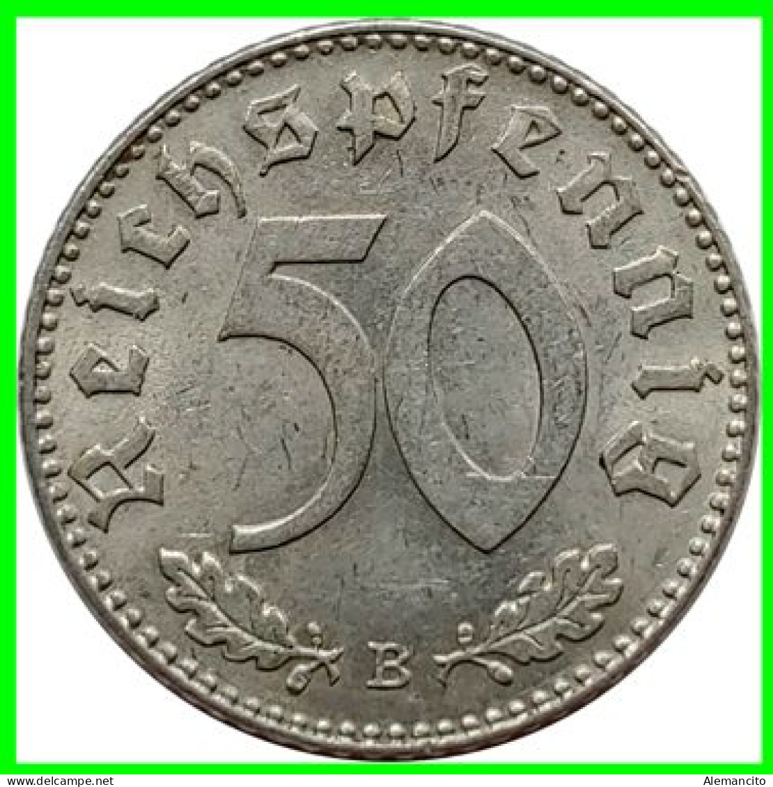 GERMANY - ALEMANIA DEUTFCHES REICH SERIE DE 4 MONEDAS DE 0.50 REICHSPFENNIG AÑO 1943 – KM 96 ( SERIE COMPLETA 4 CECAS ) - 50 Reichspfennig