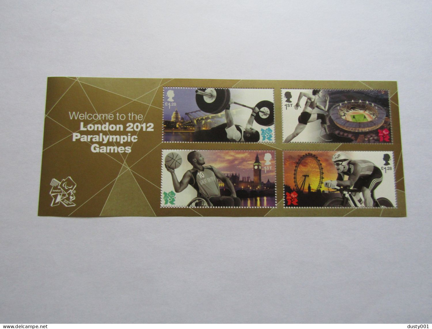 Grb144  Feuillet Souvenir  2012  Mi B77  MNH  Paralympique - Eté 2012: Londres