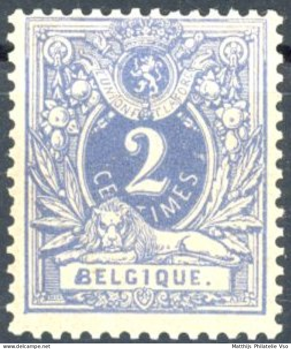 [** SUP] N° 27B, 2c Outremer - Fraîcheur Postale - Cote: 100€ - 1869-1883 Leopoldo II