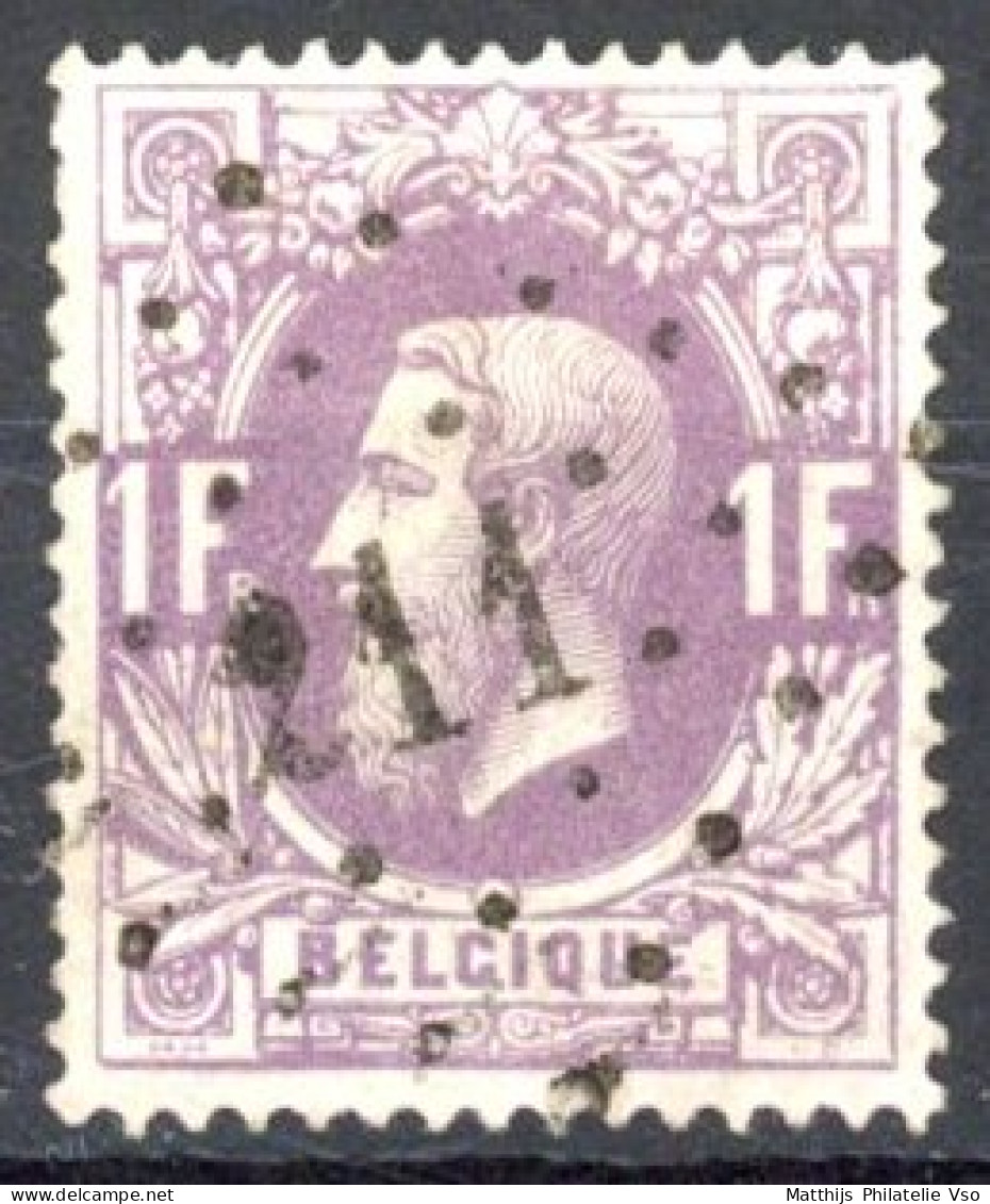 [O SUP] N° 36, Centrage Parfait Et Obl Concours Rarissime 'LP211' Lede - Coba RR - 1869-1883 Leopoldo II