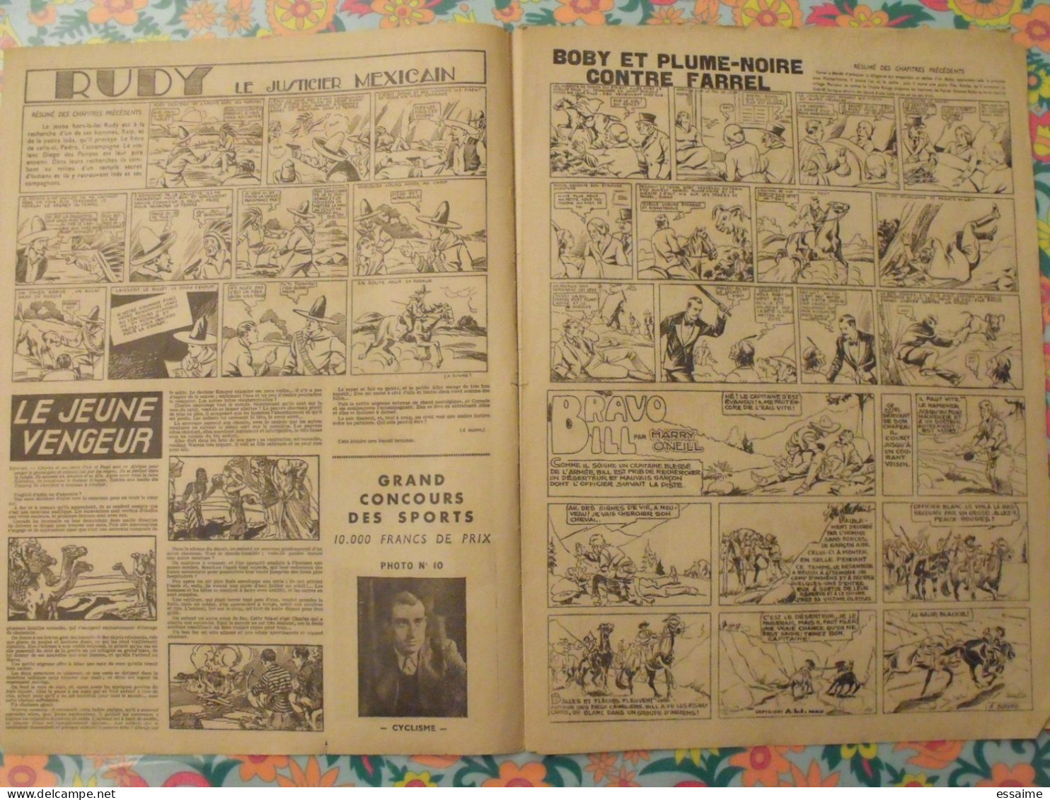 5 N° De Hurrah ! De 1936. Brick Bradford, Dick L'intrépide, Le Roi De La Police Montée. A Redécouvrir - Hurrah