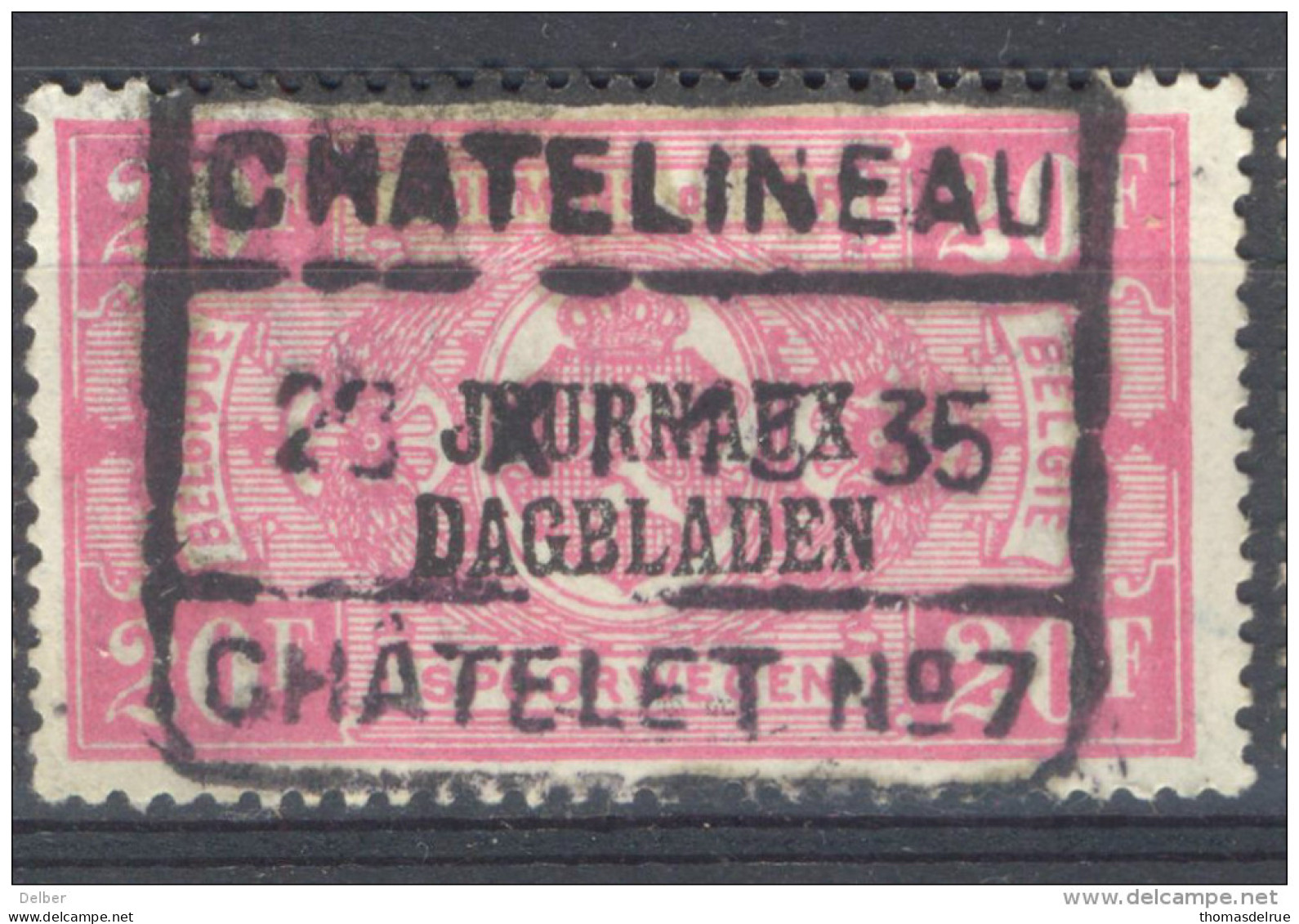 4Jj-594: N° JO36: CHATELINEAU // CHATELET N° 7 - Newspaper [JO]