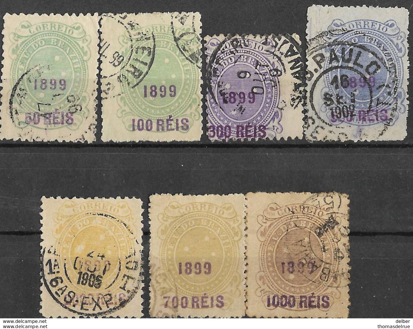 _7Rr-889:  Restje  Van 7 Zegels:  Diverse..uit N° 105/111...om Verder Uit Te Zoeken.... - Used Stamps