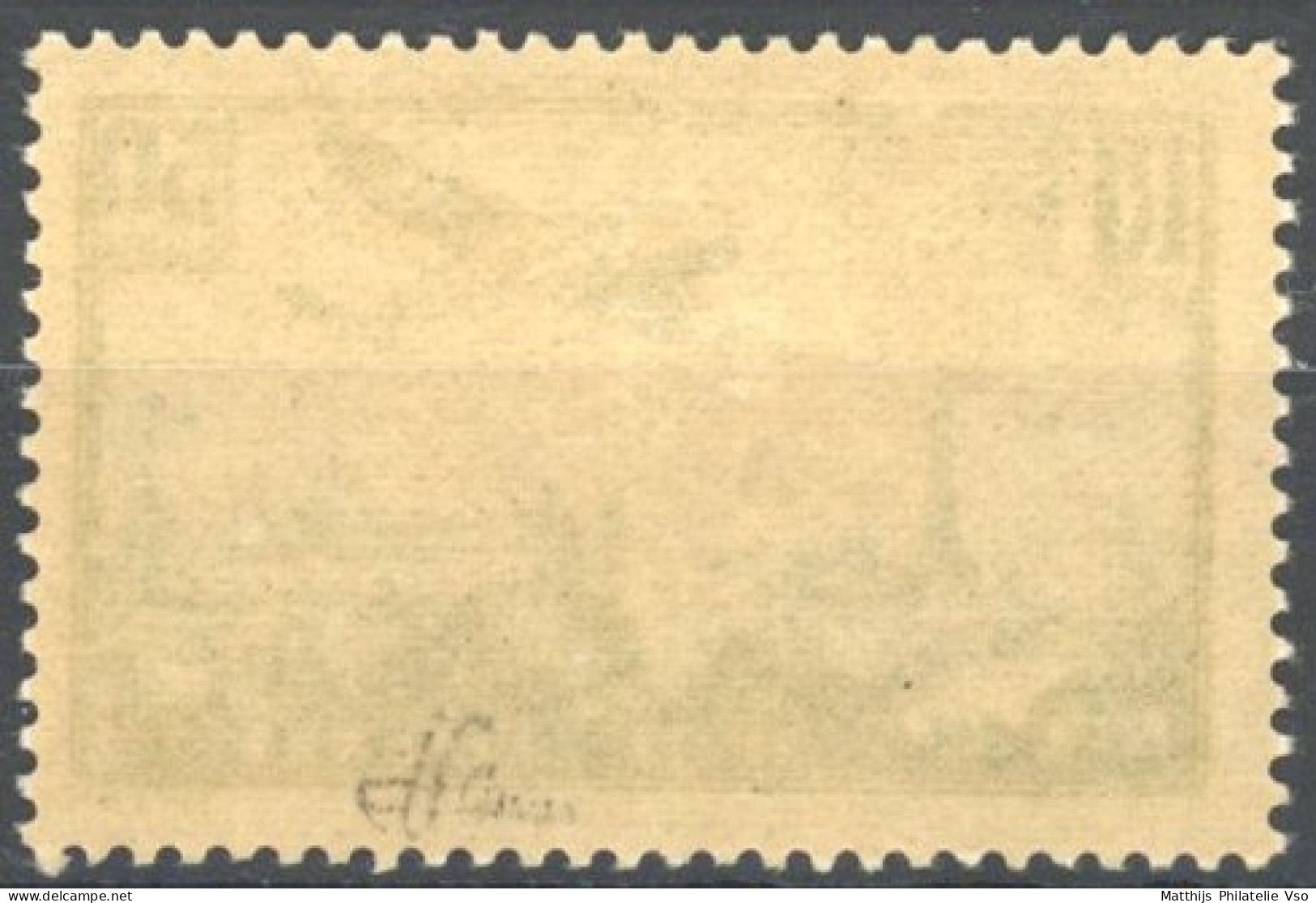 [** SUP] PA14, 50f Vert-jaune, Fraîcheur Postale - Signé. LUXE - Cote: 2000€ - 1927-1959 Mint/hinged
