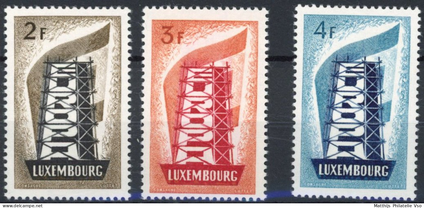 [** SUP] N° 514/16, Europa 1956, La Série Complète - Fraîcheur Postale - Cote: 550€ - Sonstige & Ohne Zuordnung