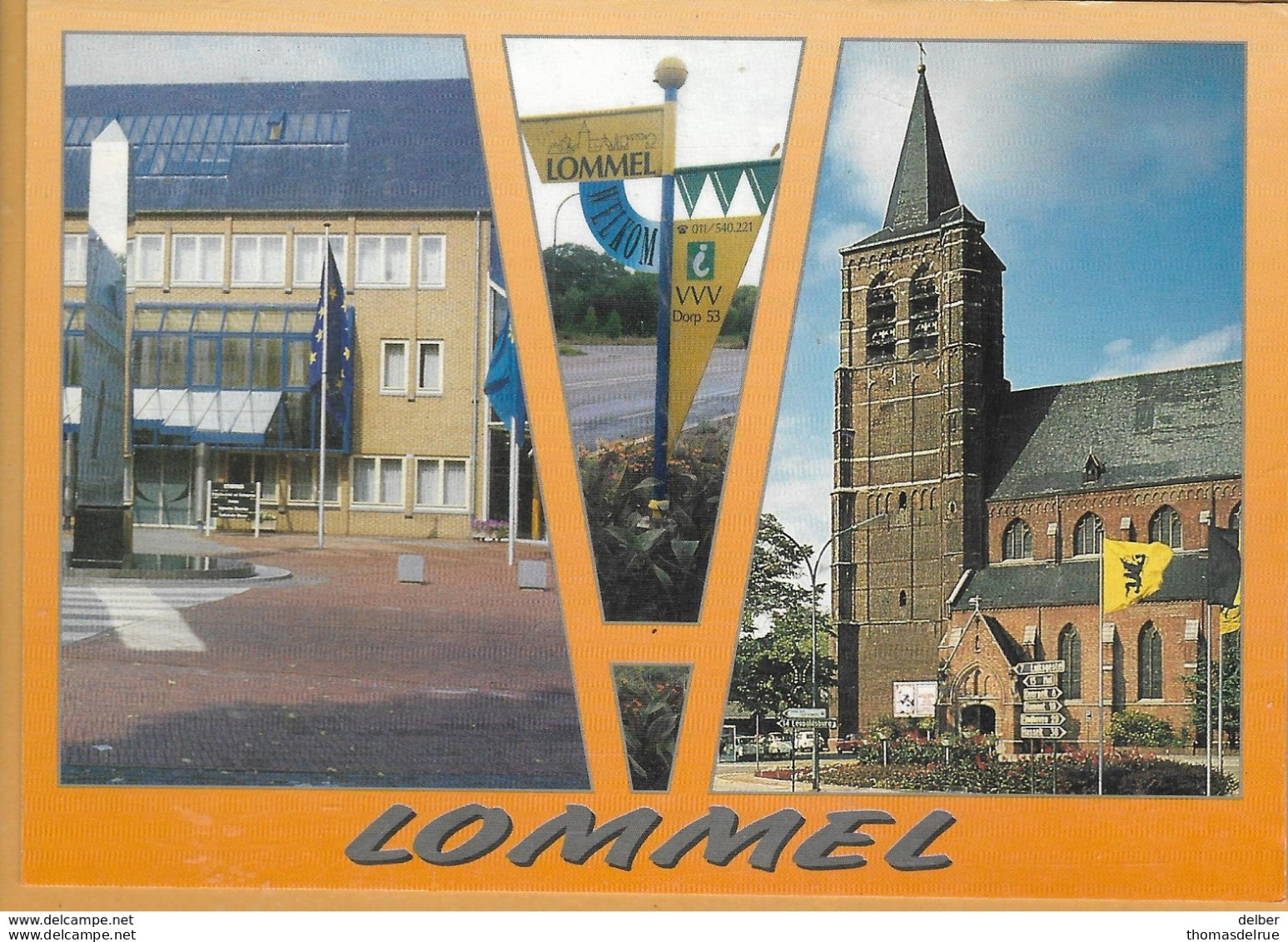 8Aa-996 LOMMEL  Kerk- Wegwijzers - - Lommel