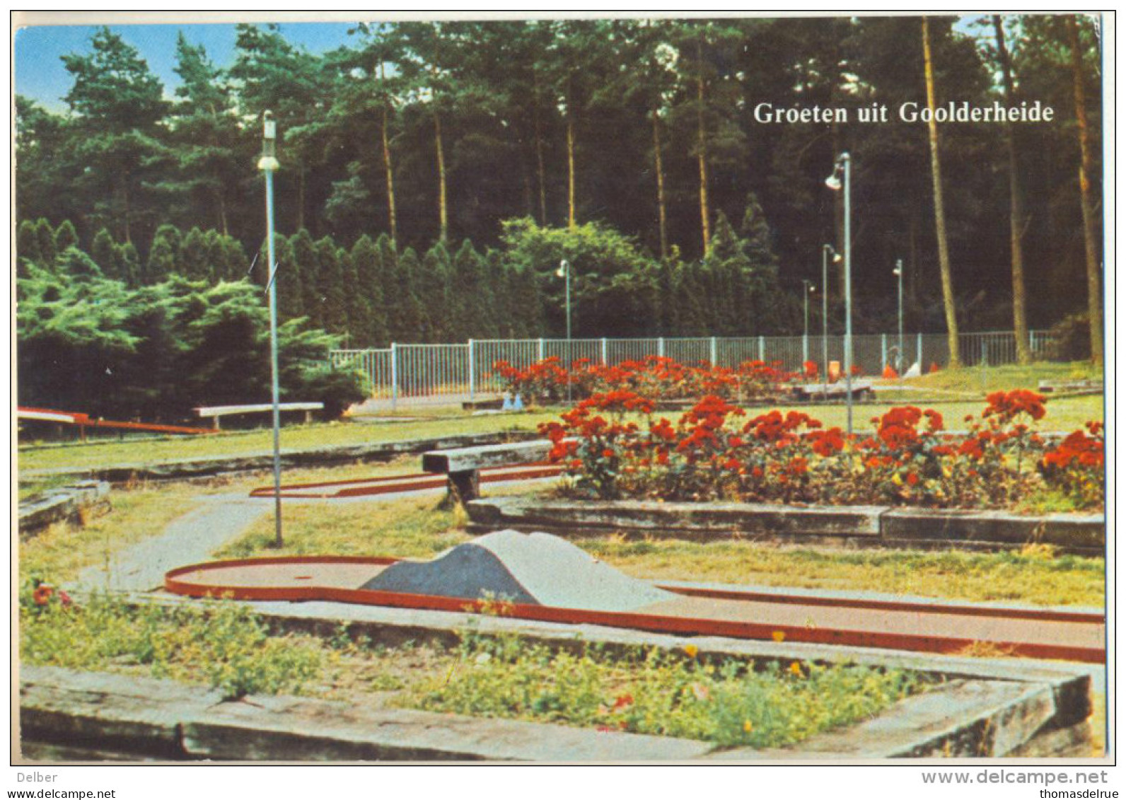 4cp-726: Camping Goolderheide Bosstraat 1 3598 :BOCHOLT ... Mini-golf - Bocholt