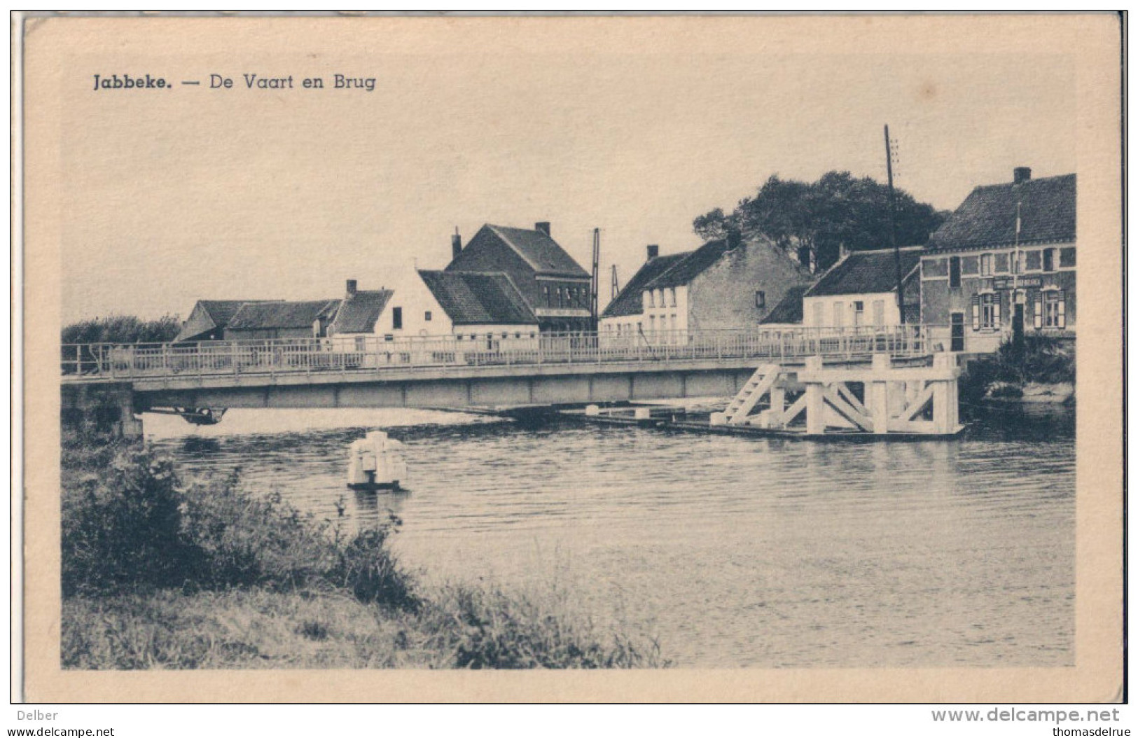 _ik054: Jabbeke - - De Vaart En Brug - Jabbeke