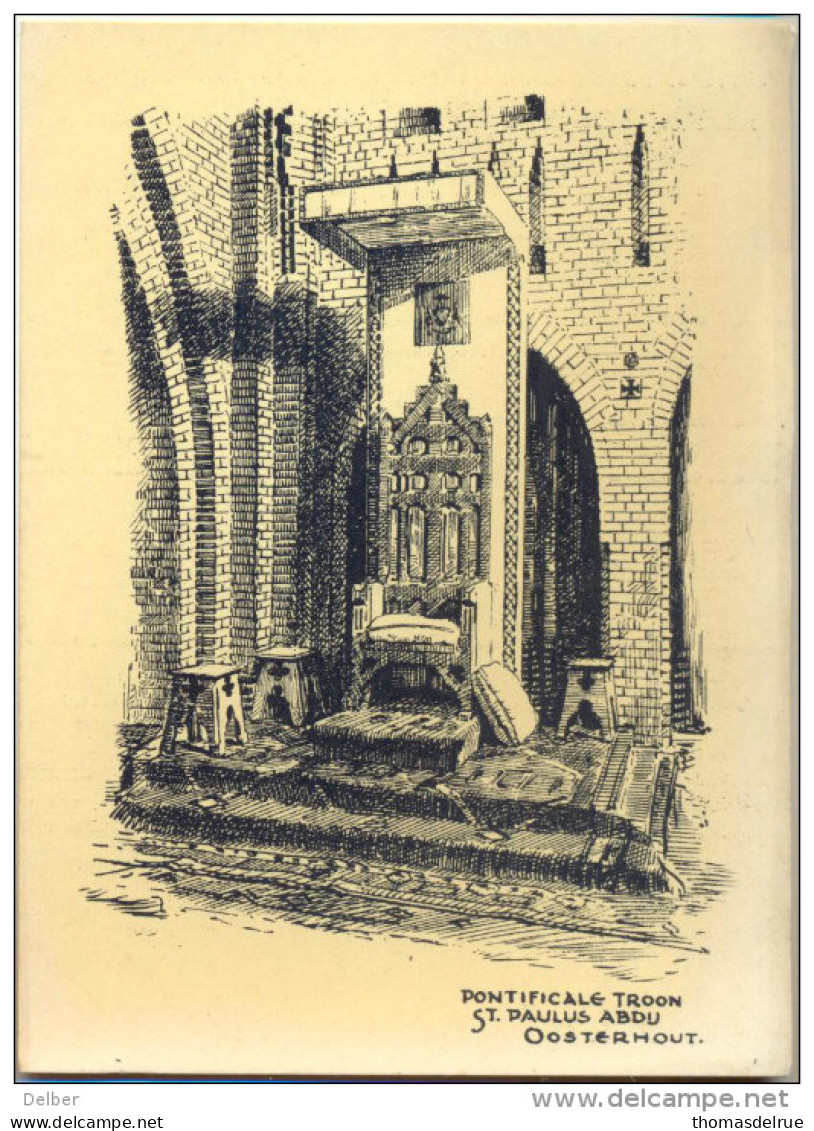 4cp-348 : St.Paulus Abdij - OOSTERHOUT - Pontificale Troon - Oosterhout