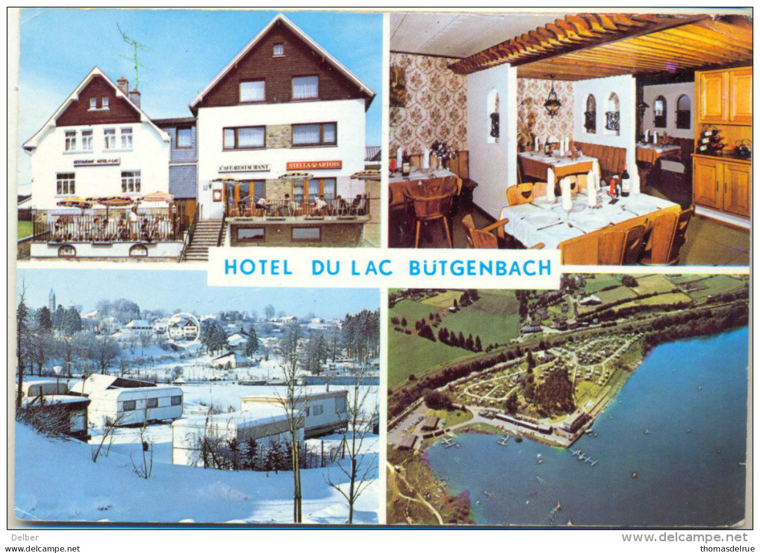 _4Cc851: HOTEL Du LAC 4750 BÜTENBACH .. Pension - Café - Restaurant Location De Skis ... - Butgenbach - Butgenbach