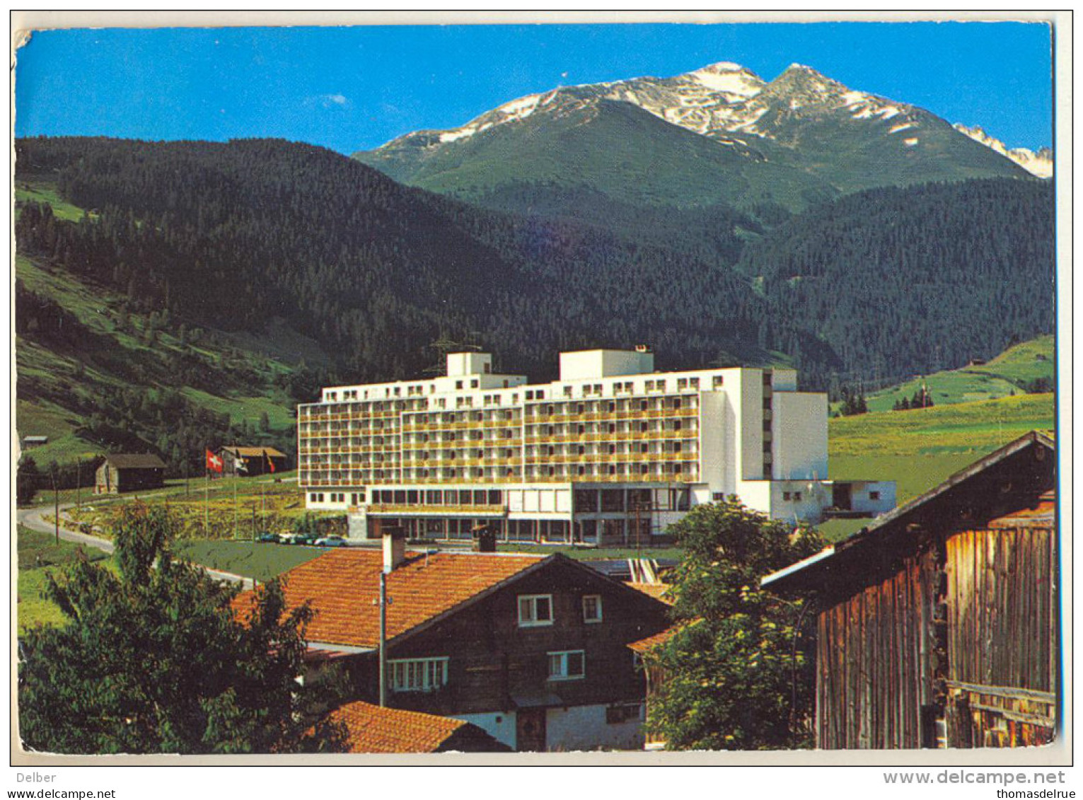 2n209: Disentis (Graubünden/Schweiz) Hotel (Acla Da Fontaunaà > Merembeke BE - Disentis/Mustér