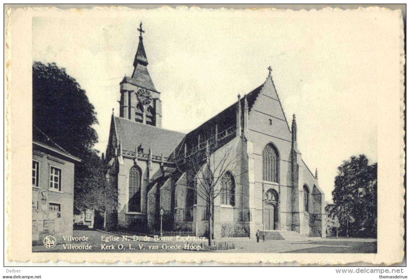 4cp-079: Nels- Vilvorde - Eglise N.D. De Bonne Espérance Vilvoorde...> Kristus Koning ( Brugge) 1946 - Vilvoorde