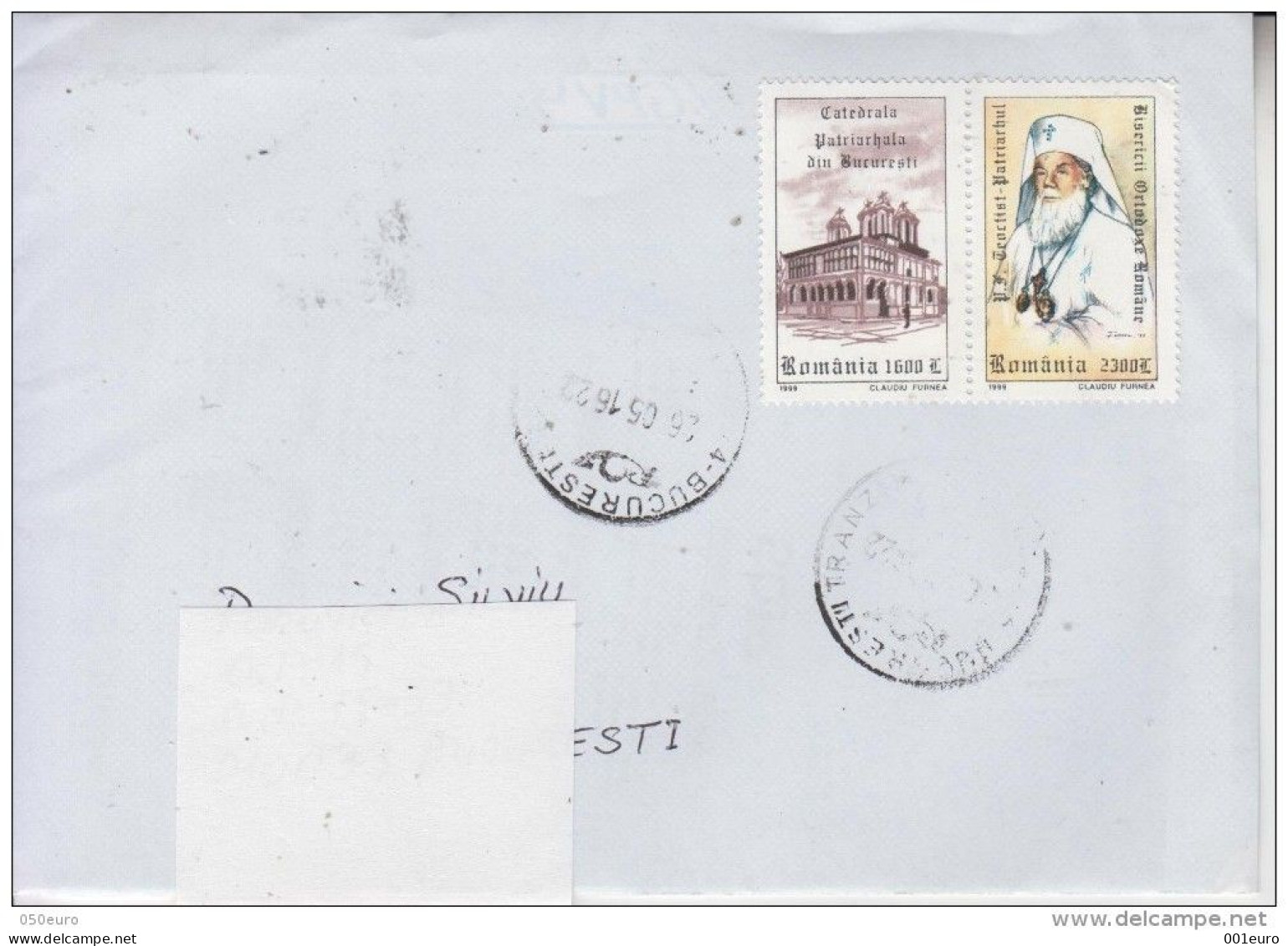 ROMANIA : CHURCH & PATRIARCH Cover Circulated In ROMANIA #381154170 - Registered Shipping! - Brieven En Documenten