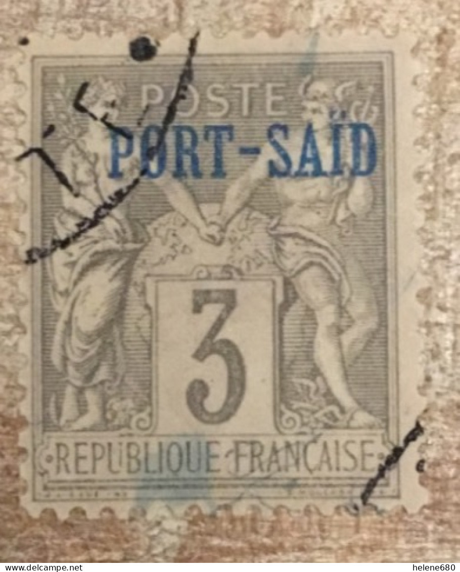 PORT-SAÏD . Type Sage N°3 - Used Stamps