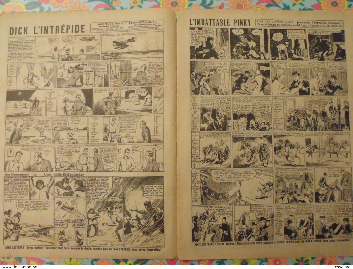 5 N° De Hurrah ! De 1937. Brick Bradford, Dick L'intrépide, Le Roi De La Police Montée, Gordon. A Redécouvrir - Hurrah