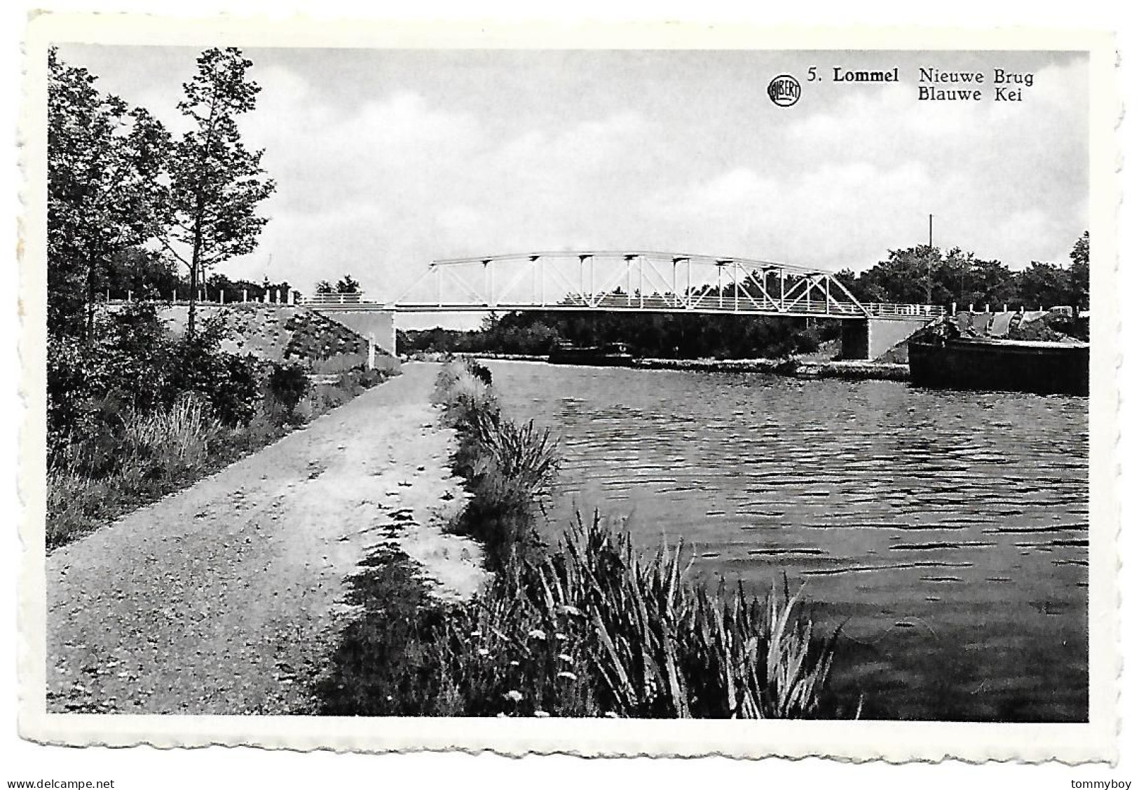 CPA Lommel, Nieuwe Brug, Blauwe Kei - Lommel