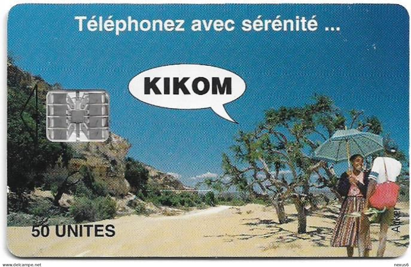 Madagascar - Telecom Malagasy - Kikom, Landscape - 50Units, 100.000ex, Used - Madagascar