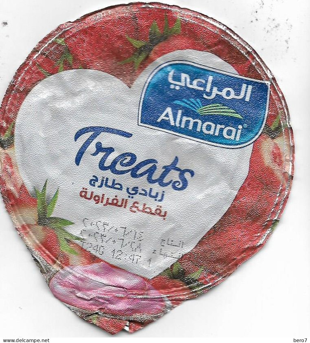 Egypt - Couvercle De Yoghurt  Almarai Natural Yoghurt  (foil) (Egypte) (Egitto) (Ägypten) (Egipto) (Egypten) - Milchdeckel - Kaffeerahmdeckel