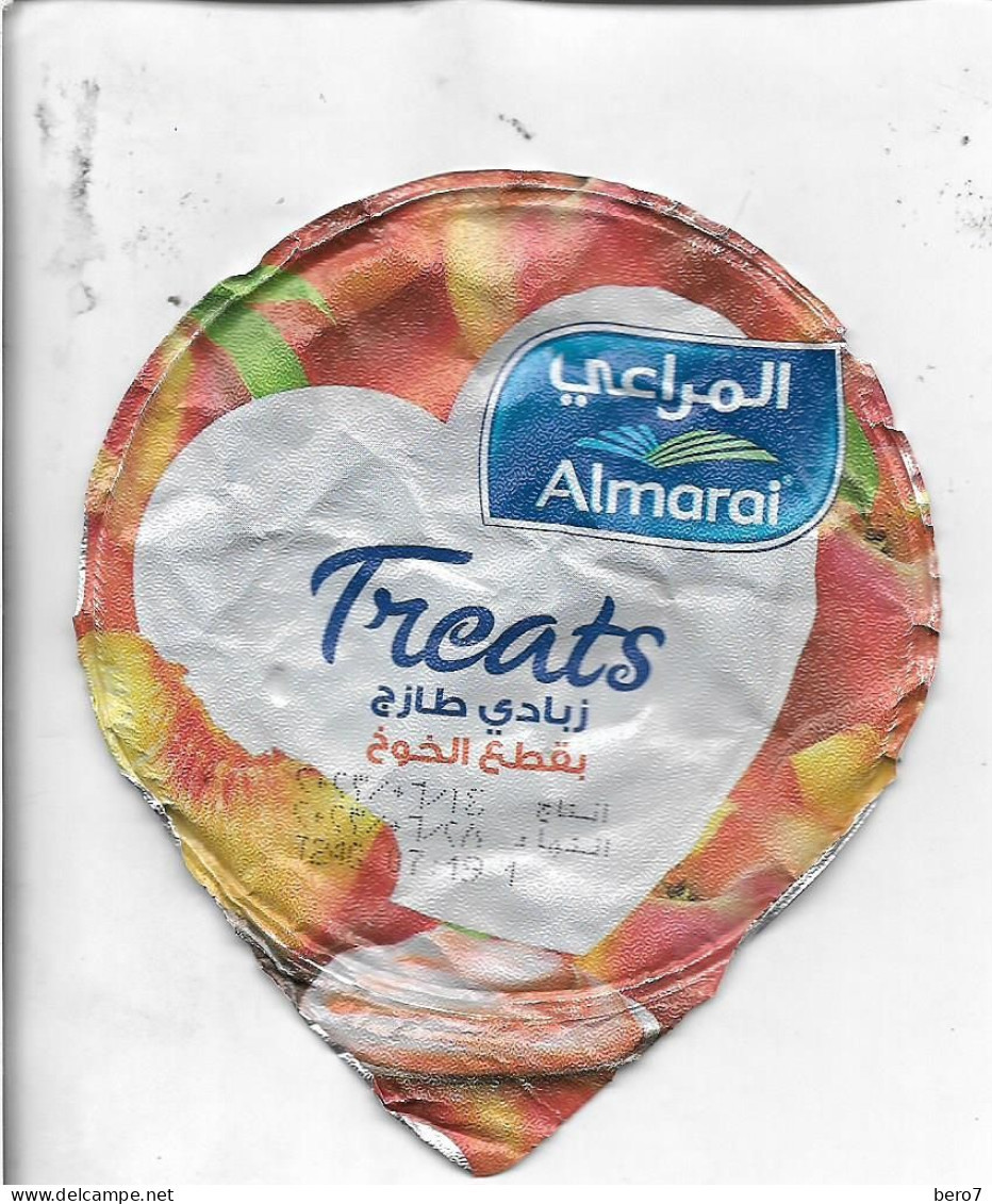 Egypt - Couvercle De Yoghurt  Almarai Natural Yoghurt  (foil) (Egypte) (Egitto) (Ägypten) (Egipto) (Egypten) - Milchdeckel - Kaffeerahmdeckel