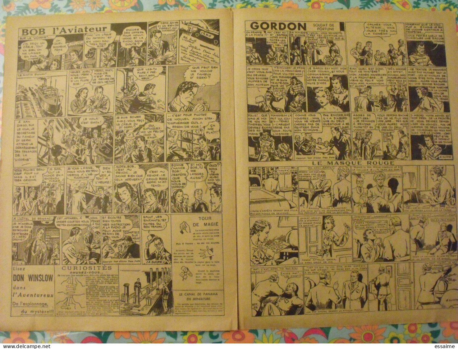 5 N° De Hurrah ! De 1939-40. Brick Bradford, Tarzan, Le Roi De La Police Montée, Gordon. A Redécouvrir - Hurrah