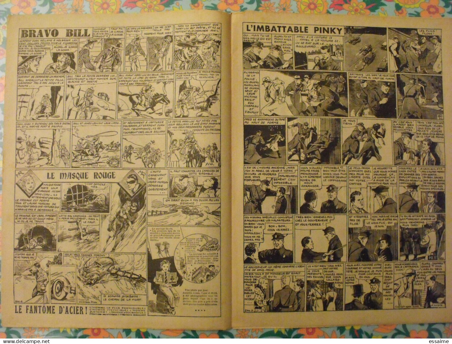 5 N° De Hurrah ! De 1940. Brick Bradford, Tarzan, Le Roi De La Police Montée, Gordon. A Redécouvrir - Hurrah