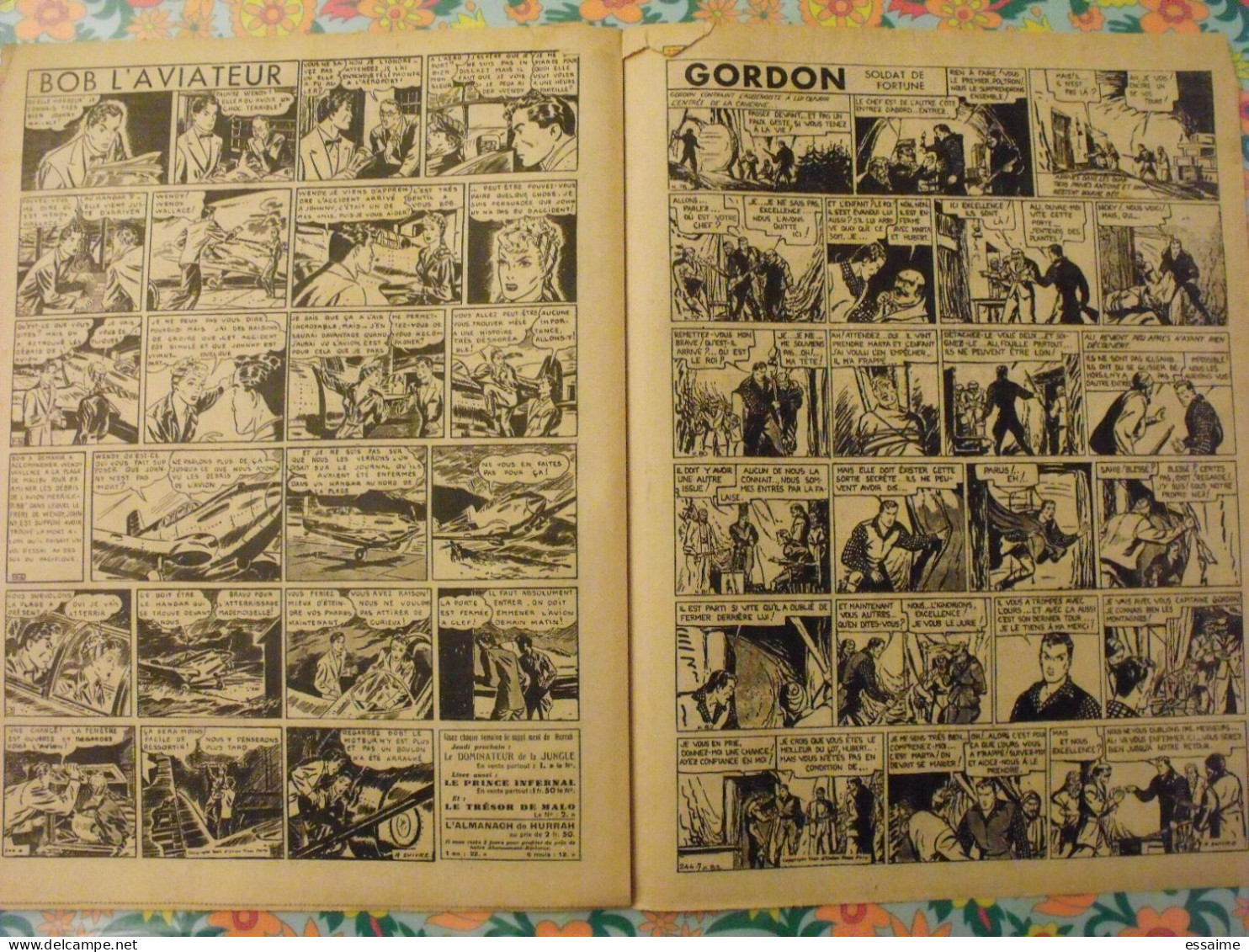 5 N° De Hurrah ! De 1940. Brick Bradford, Tarzan, Le Roi De La Police Montée, Gordon. A Redécouvrir - Hurrah