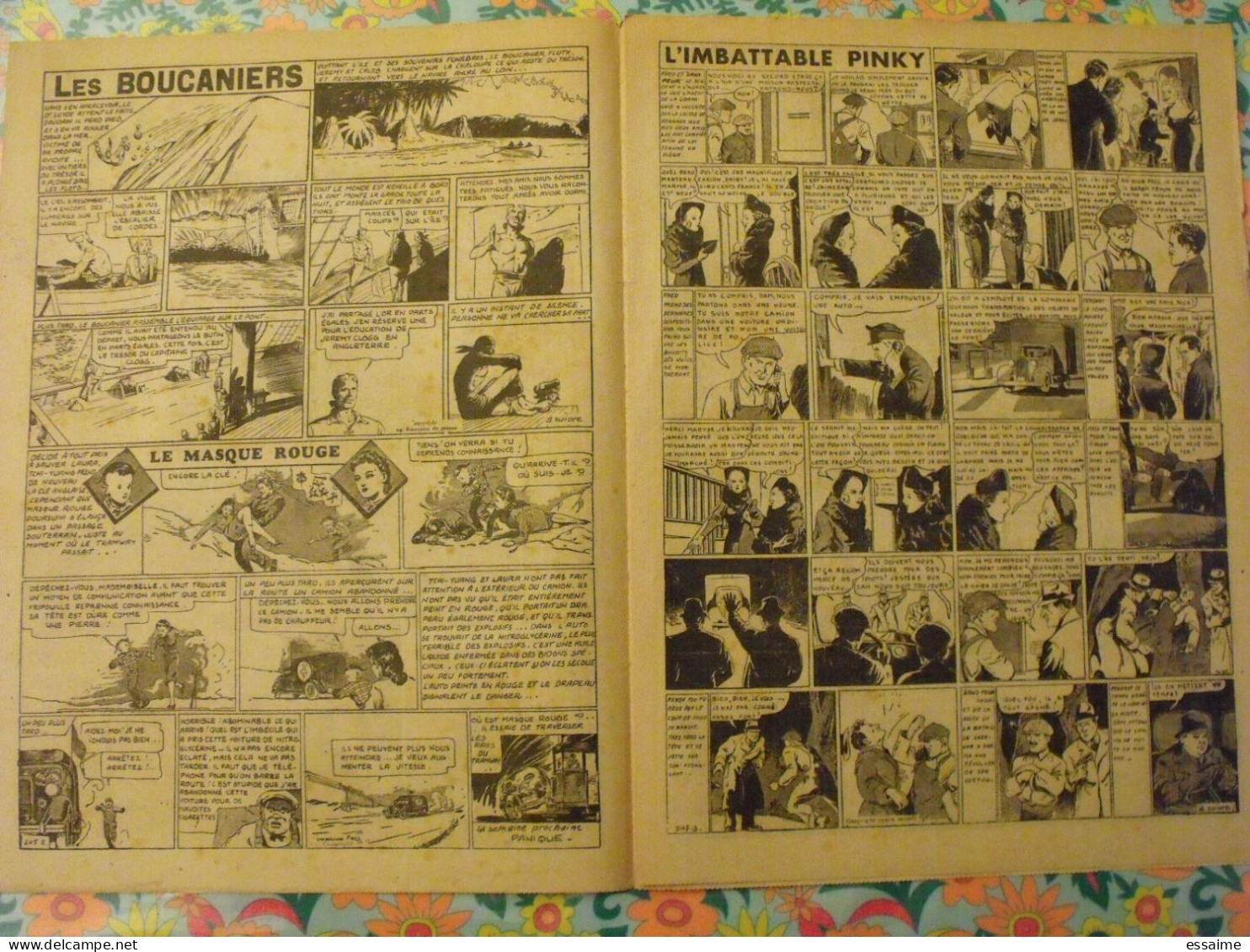 5 n° de Hurrah ! de 1940. Brick Bradford, Tarzan, le roi de la police montée, gordon. A redécouvrir