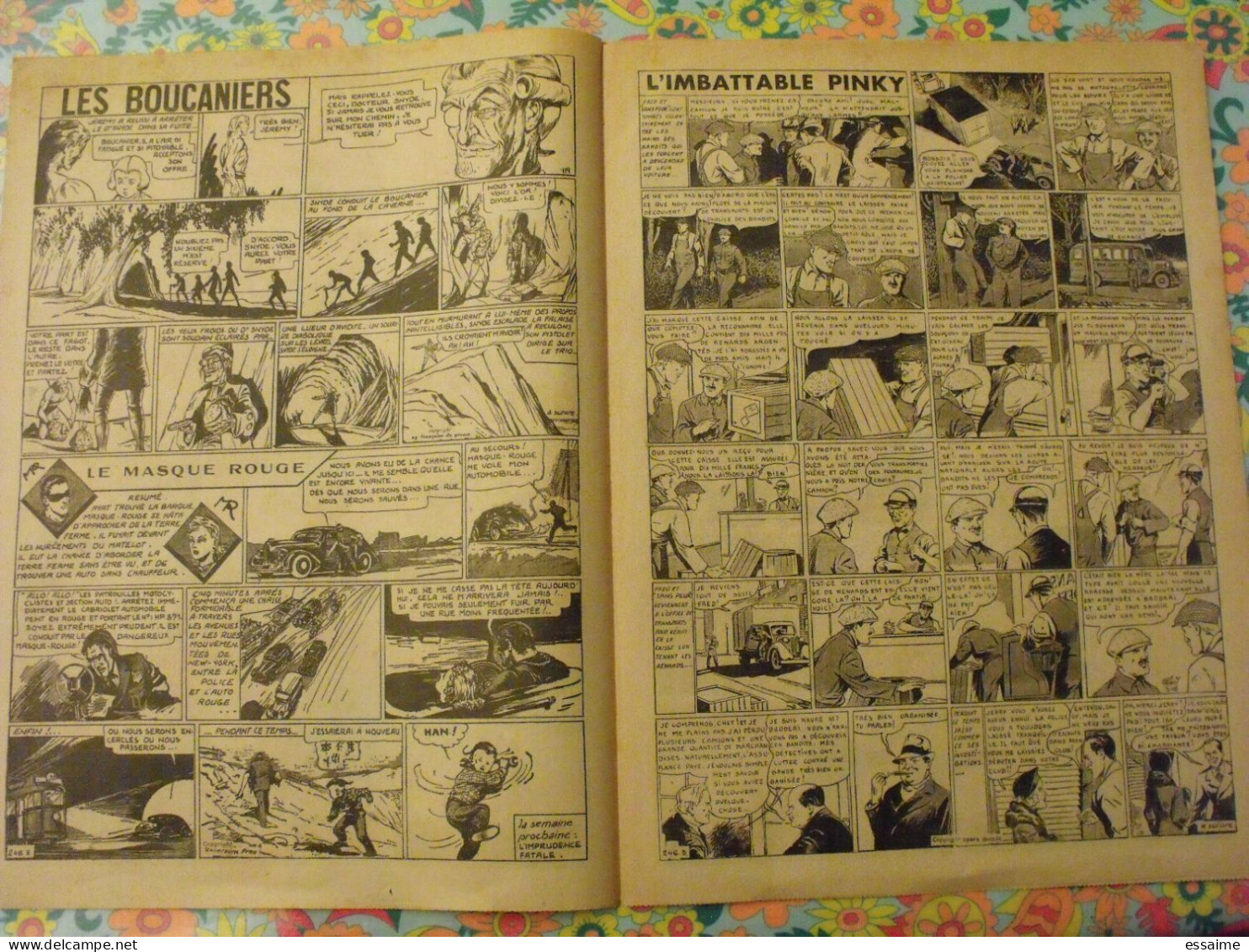 5 N° De Hurrah ! De 1940. Brick Bradford, Tarzan, Le Roi De La Police Montée, Gordon. A Redécouvrir - Hurrah