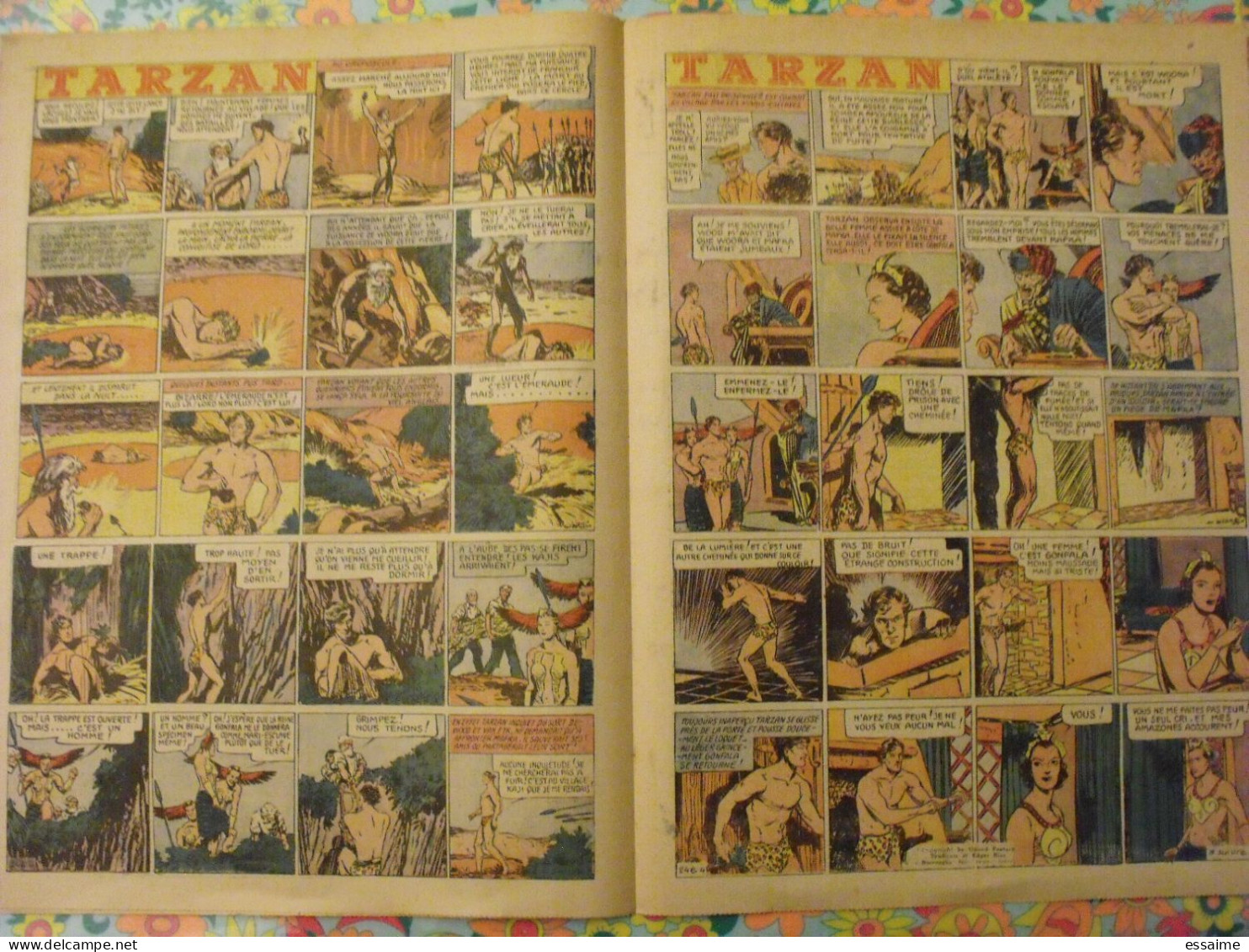 5 N° De Hurrah ! De 1940. Brick Bradford, Tarzan, Le Roi De La Police Montée, Gordon. A Redécouvrir - Hurrah