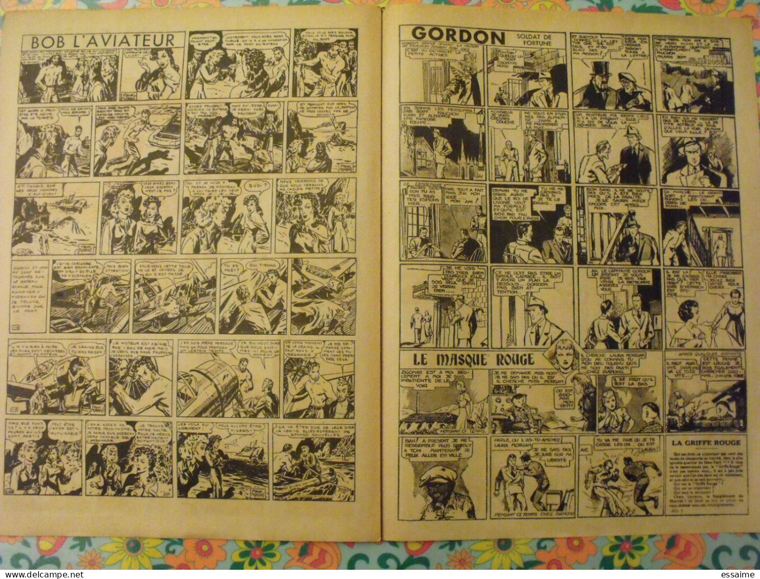 7 N° De Hurrah ! De 1940-41. Brick Bradford, Tarzan, Le Roi De La Police Montée, Gordon. A Redécouvrir - Hurrah