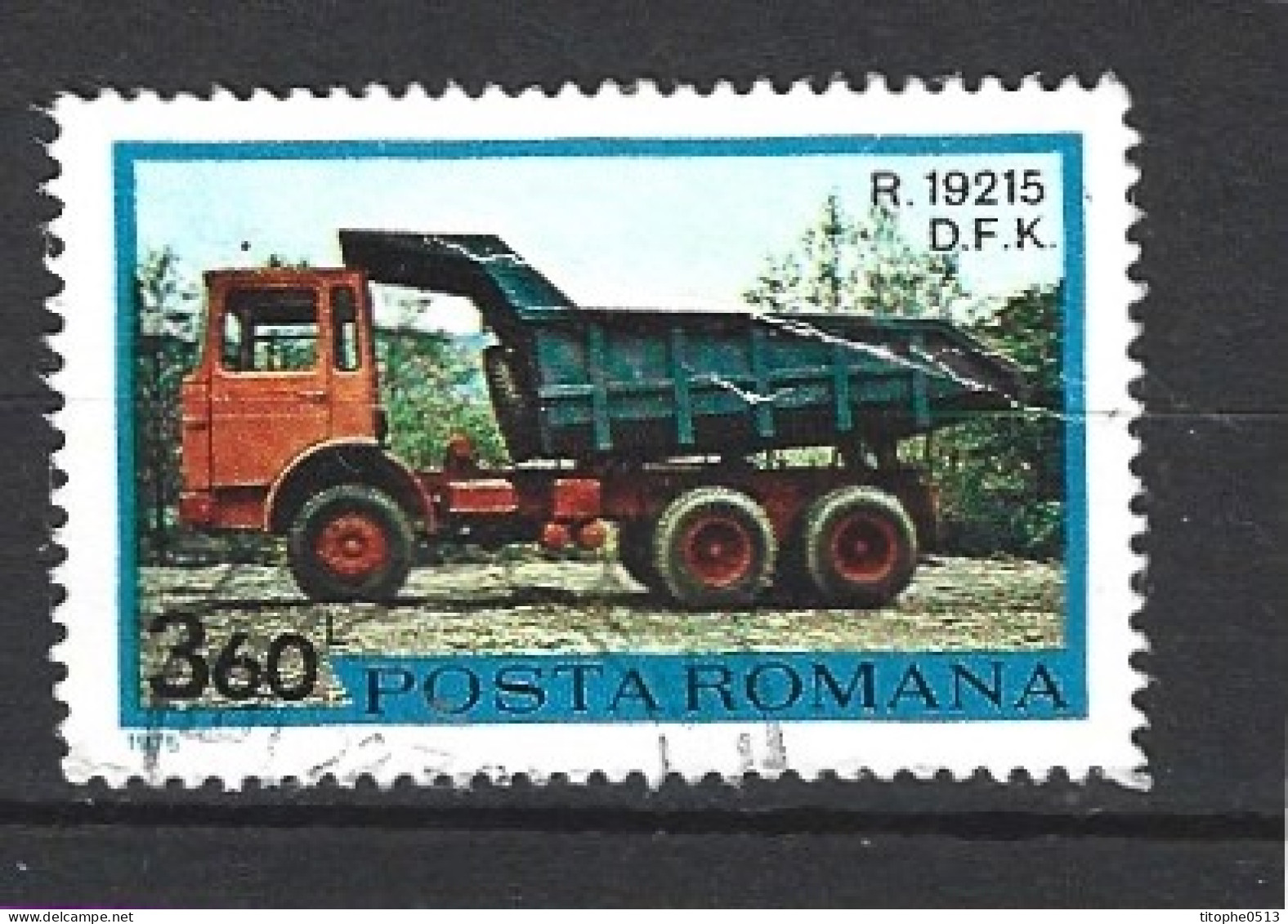 ROUMANIE. N°2933 Oblitéré De 1975. Camion. - Vrachtwagens