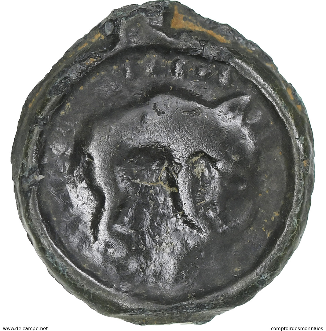 Rèmes, Potin Au Bucrane, 1st Century BC, TTB, Bronze, Delestrée:221 - Keltische Münzen