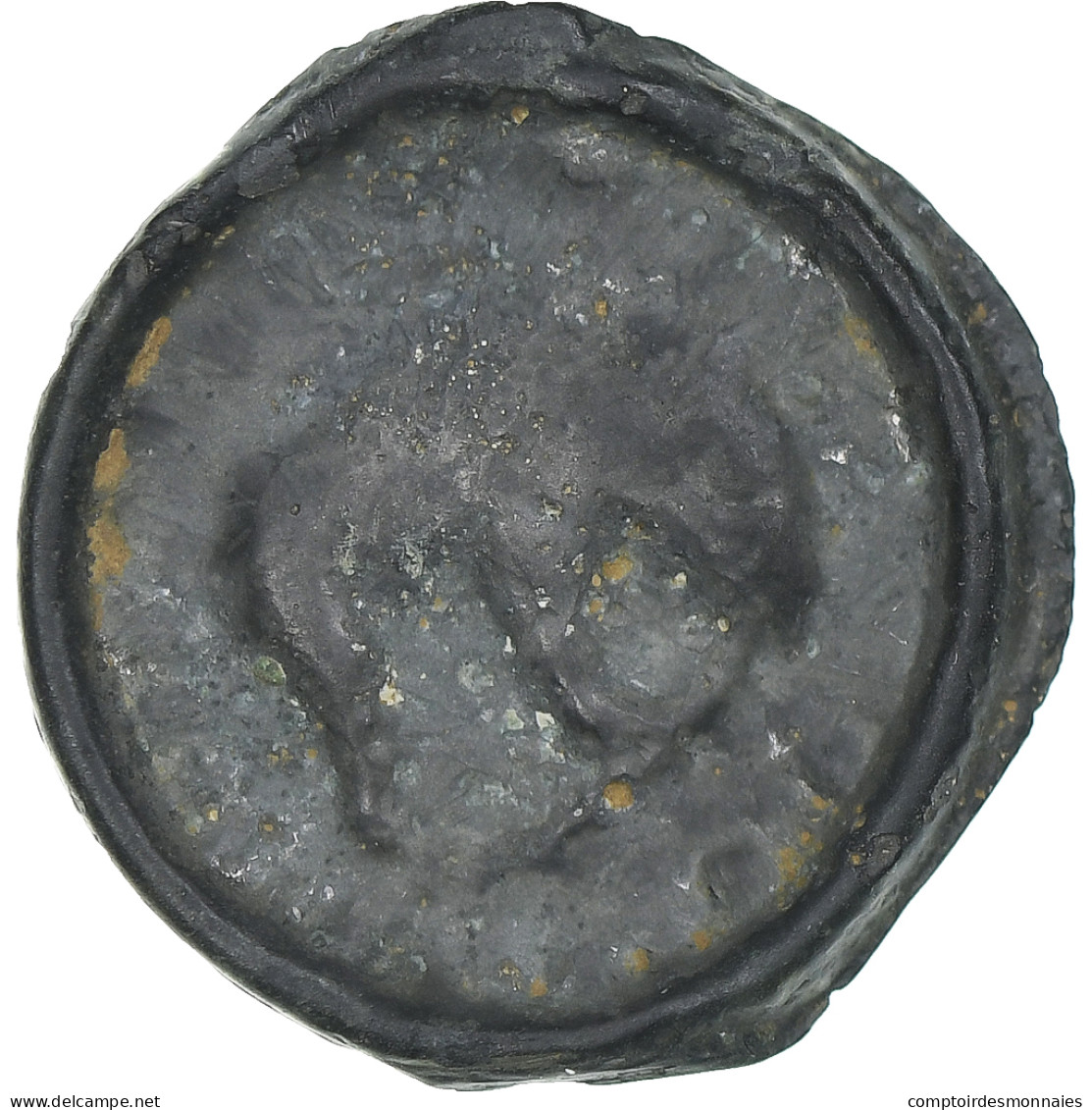 Rèmes, Potin Au Bucrane, 1st Century BC, TB+, Bronze, Delestrée:221 - Keltische Münzen