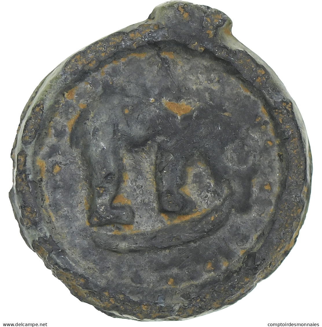 Rèmes, Potin Au Bucrane, 1st Century BC, TTB, Bronze, Delestrée:221 - Gauloises