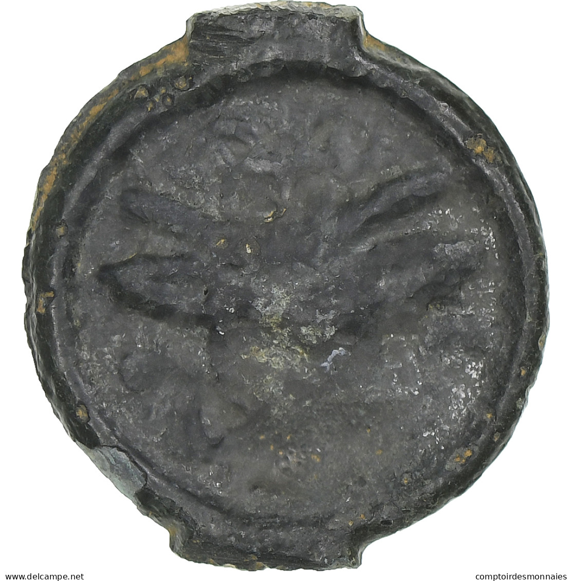 Rèmes, Potin Au Bucrane, 1st Century BC, TB+, Bronze, Delestrée:221 - Celtic