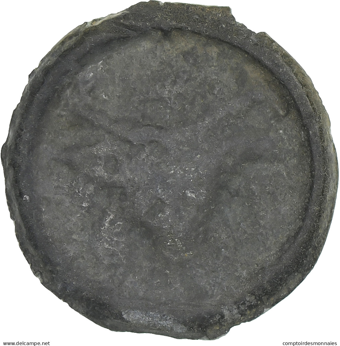 Rèmes, Potin Au Bucrane, 1st Century BC, TB+, Bronze, Delestrée:221 - Keltische Münzen