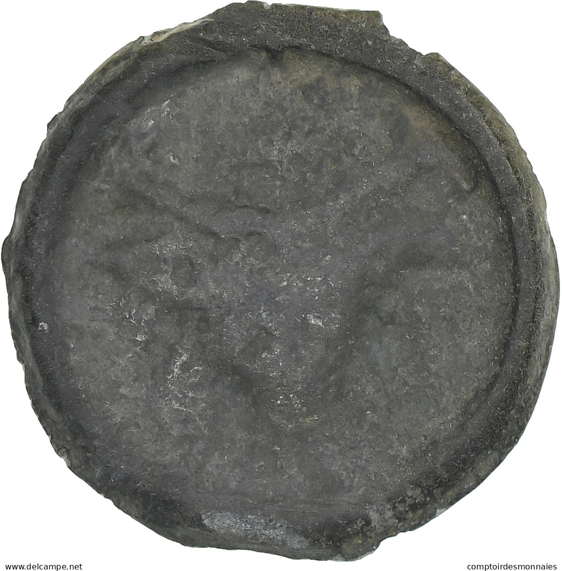 Rèmes, Potin Au Bucrane, 1st Century BC, TB+, Bronze, Delestrée:221 - Gauloises