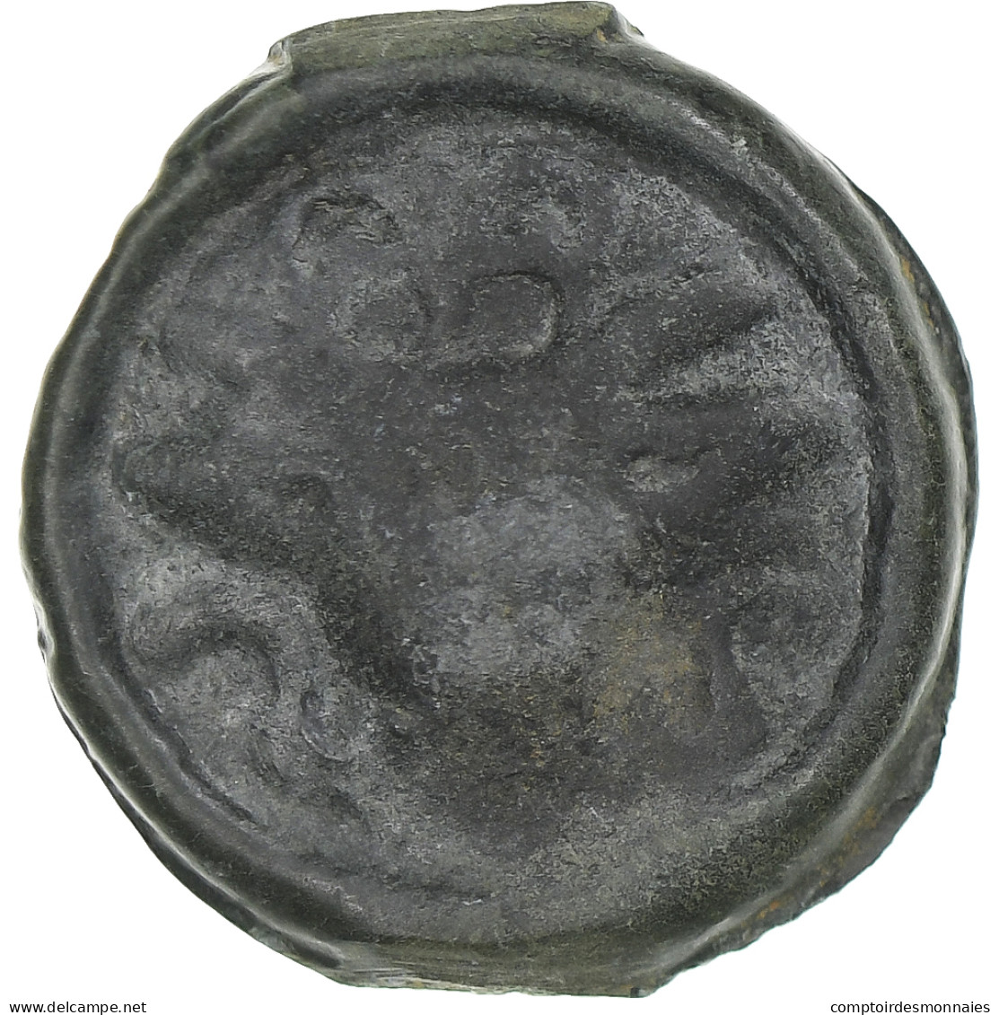 Rèmes, Potin Au Bucrane, 1st Century BC, TTB, Bronze, Delestrée:221 - Gauloises