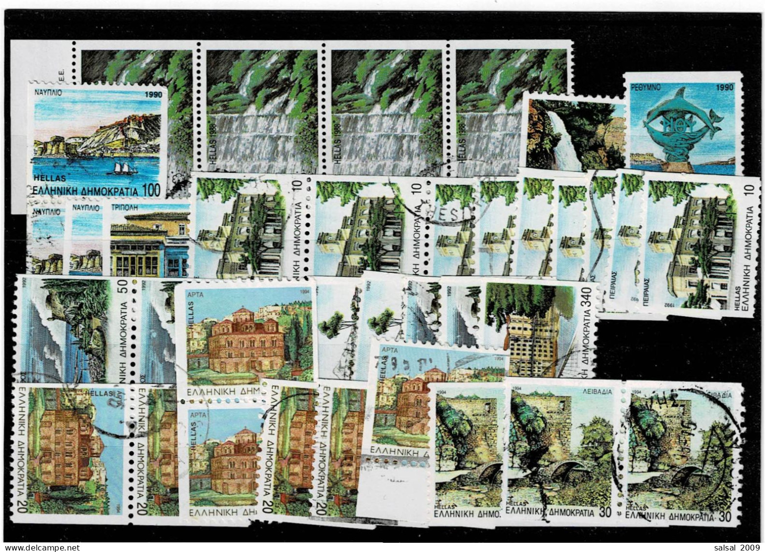 GRECIA ,oltre 35 Pezzi Usati ,provenienti Da Libretto , Qualita Ottima - Unused Stamps