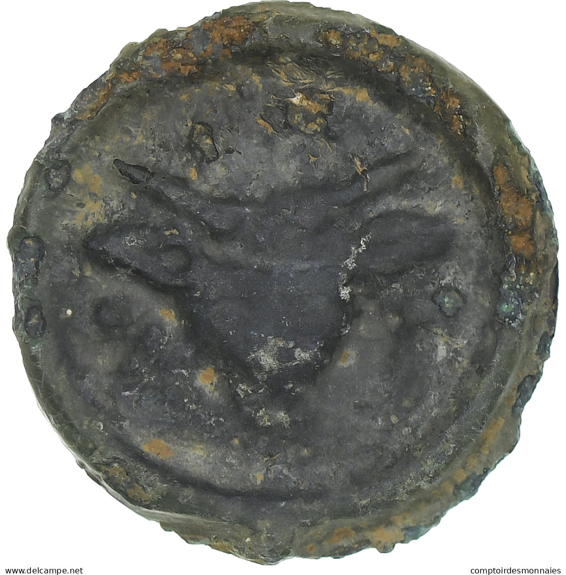 Rèmes, Potin Au Bucrane, 1st Century BC, TB+, Bronze, Delestrée:221 - Gauloises