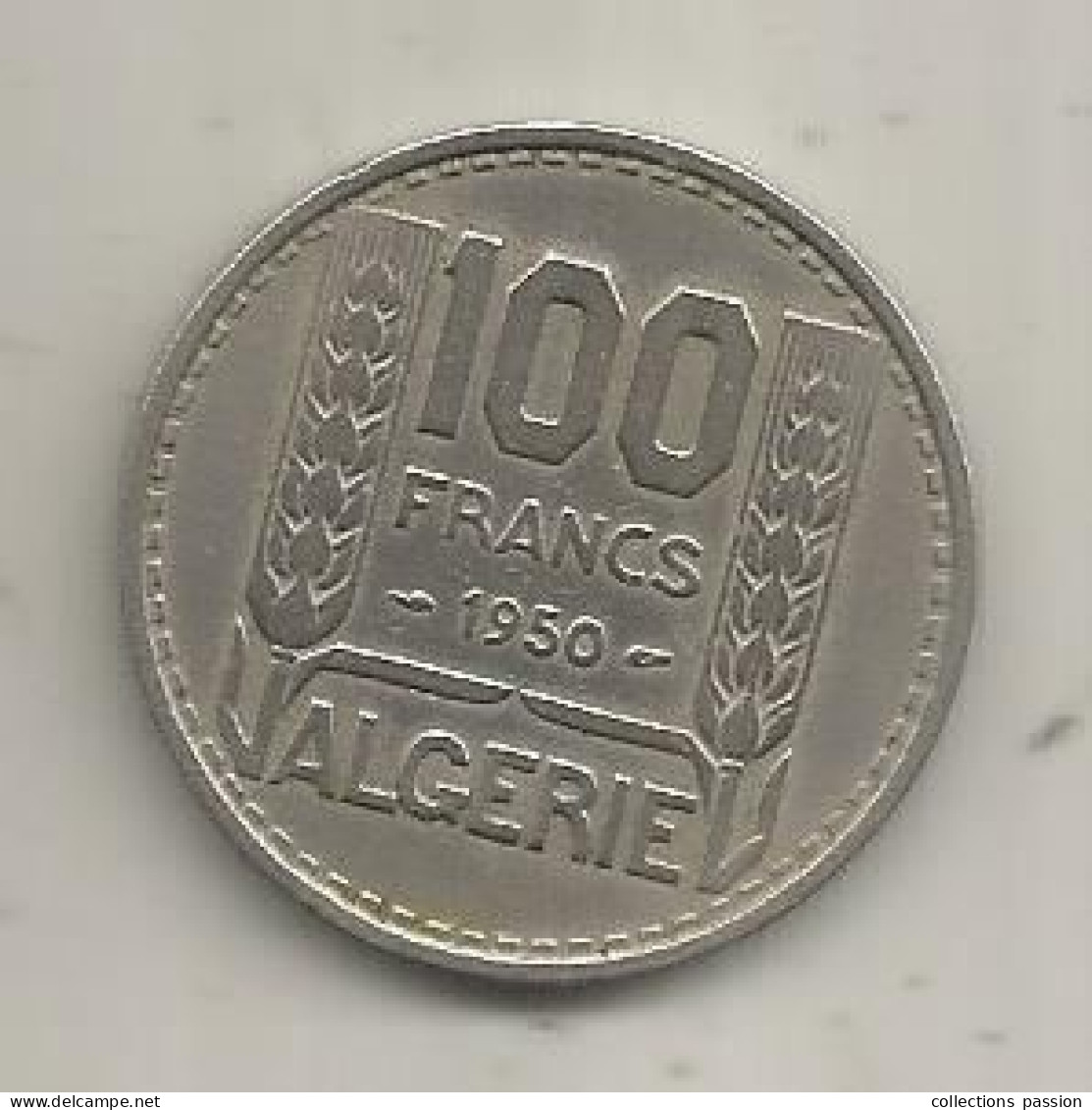 Monnaie, République Française, ALGERIE, Colonie, 1950, 100, Cent Francs, SPL, 2 Scans - Algerien